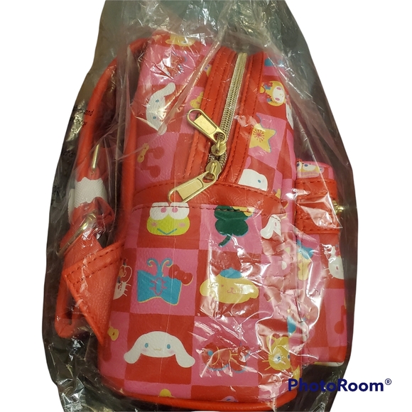 New! Loungefly Hello Kitty Sanrio 60th Anniversary All Over Print Mini Backpack main image 4